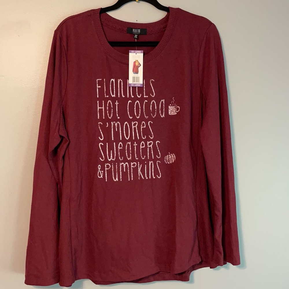Maroon XXl sweater NWT